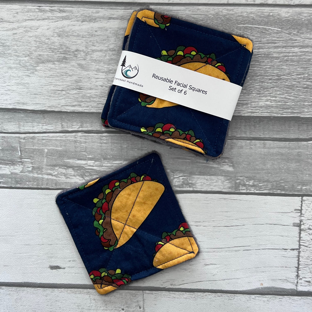 Taco Reusable Facial Squares