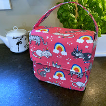 Load image into Gallery viewer, PREORDER - Large Boxy Insulated Lunch Bag with Snack Bag