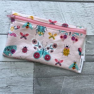 Bugs and Butterflies Reusable Snack Bag