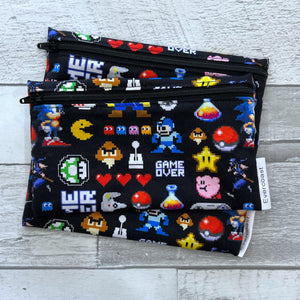 Retro Gamer Reusable Snack Bag Set