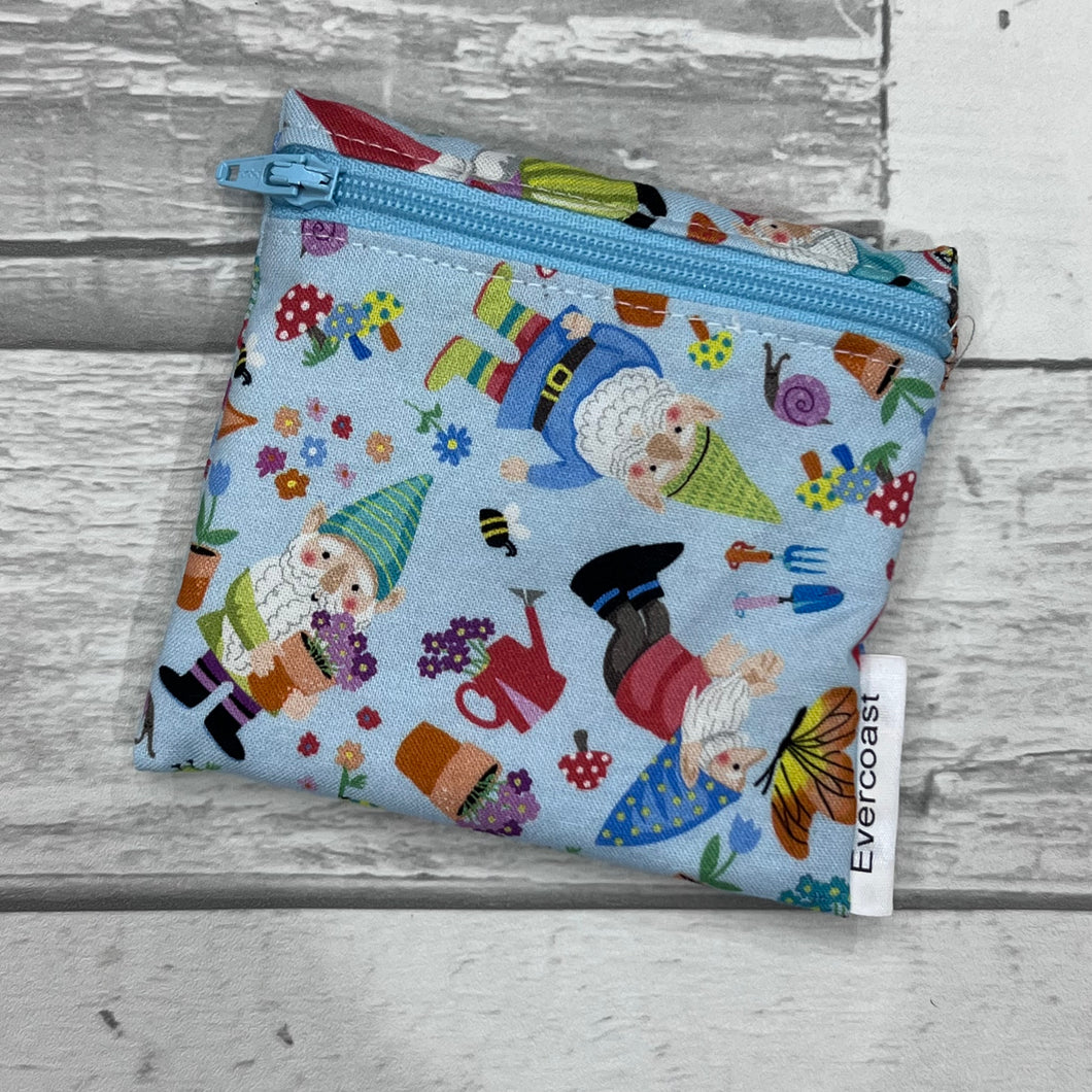 Spring Gnome Reusable Mini Snack Bag