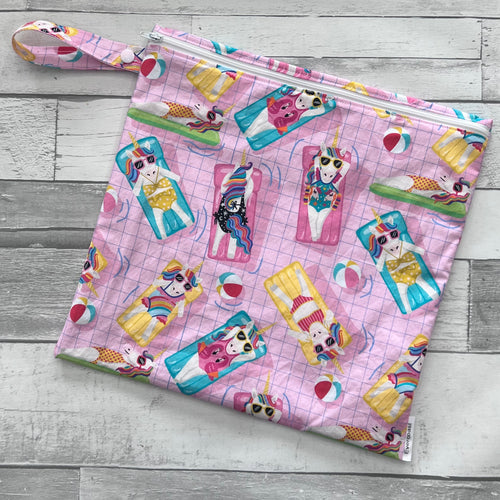 Sunbathing Unicorns Medium Wet Bag