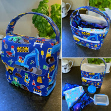Load image into Gallery viewer, PREORDER - Original Boxy Insulated Lunch Bag with Snack Bag