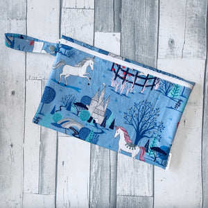 Periwinkle Unicorn Small Wet Bag