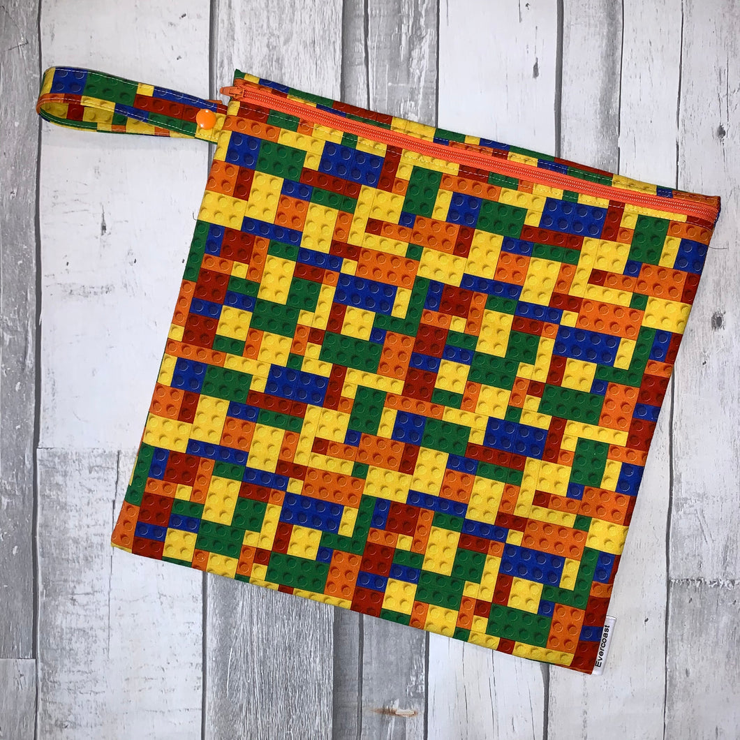 Building Blocks Medium Wet Bag