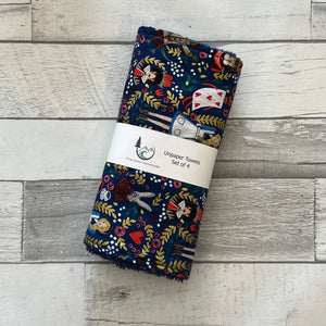 Wonderland Unpaper Towels - Set of 4