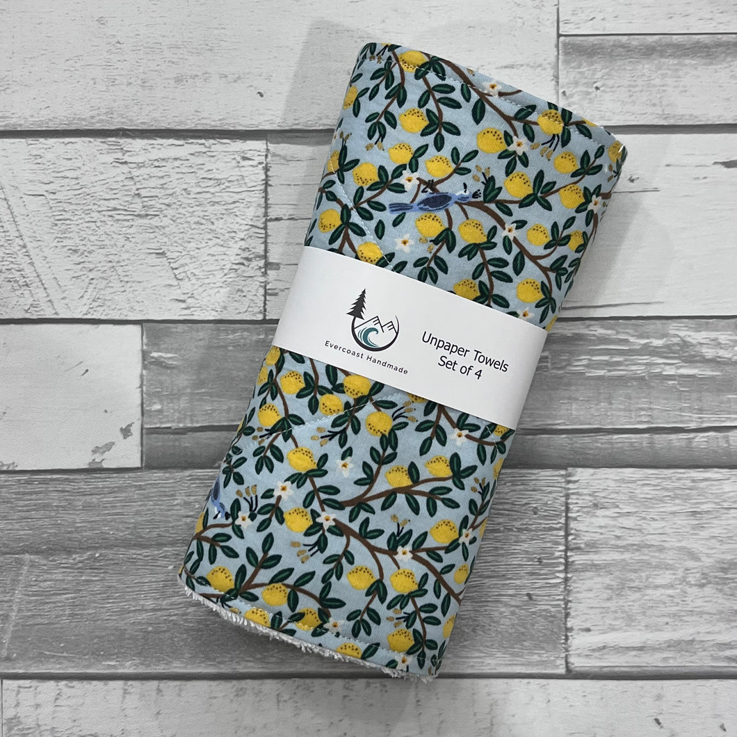 Camont Lemon Unpaper Towels - Set of 4