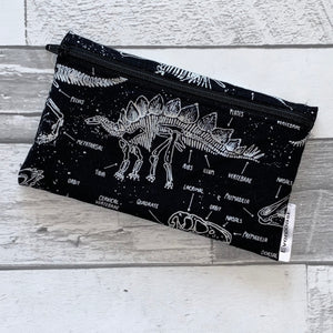 Glow Dino Bones Reusable Snack Bag