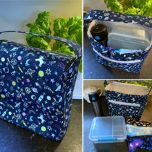 Load image into Gallery viewer, PRE ORDER - XL Boxy Insulated Lunch Bag with Snack Bag