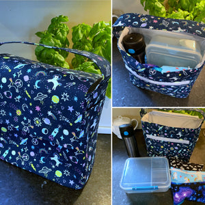 PRE ORDER - XL Boxy Insulated Lunch Bag with Snack Bag