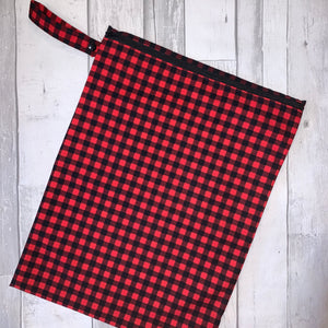 Buffalo Plaid Large Wet Bag