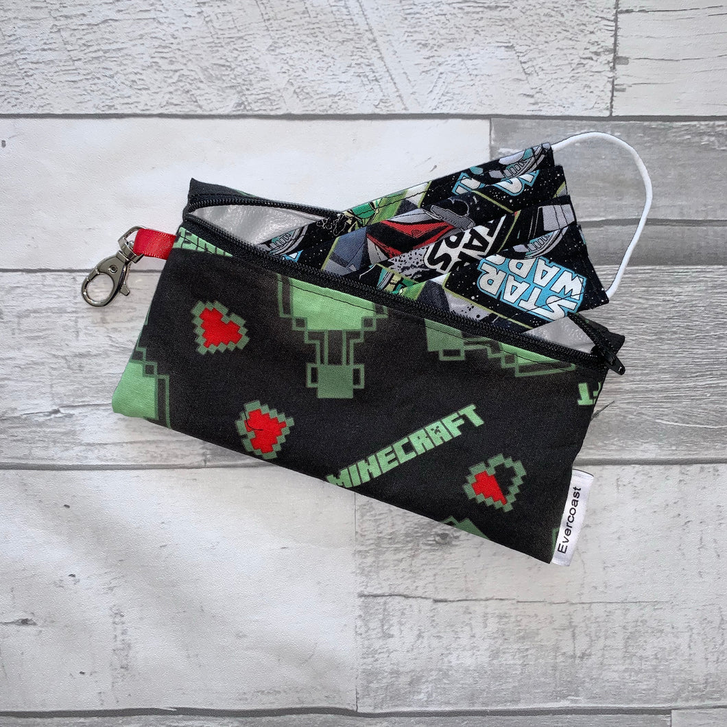 CUSTOM ORDER - Small Mask Storage Bag