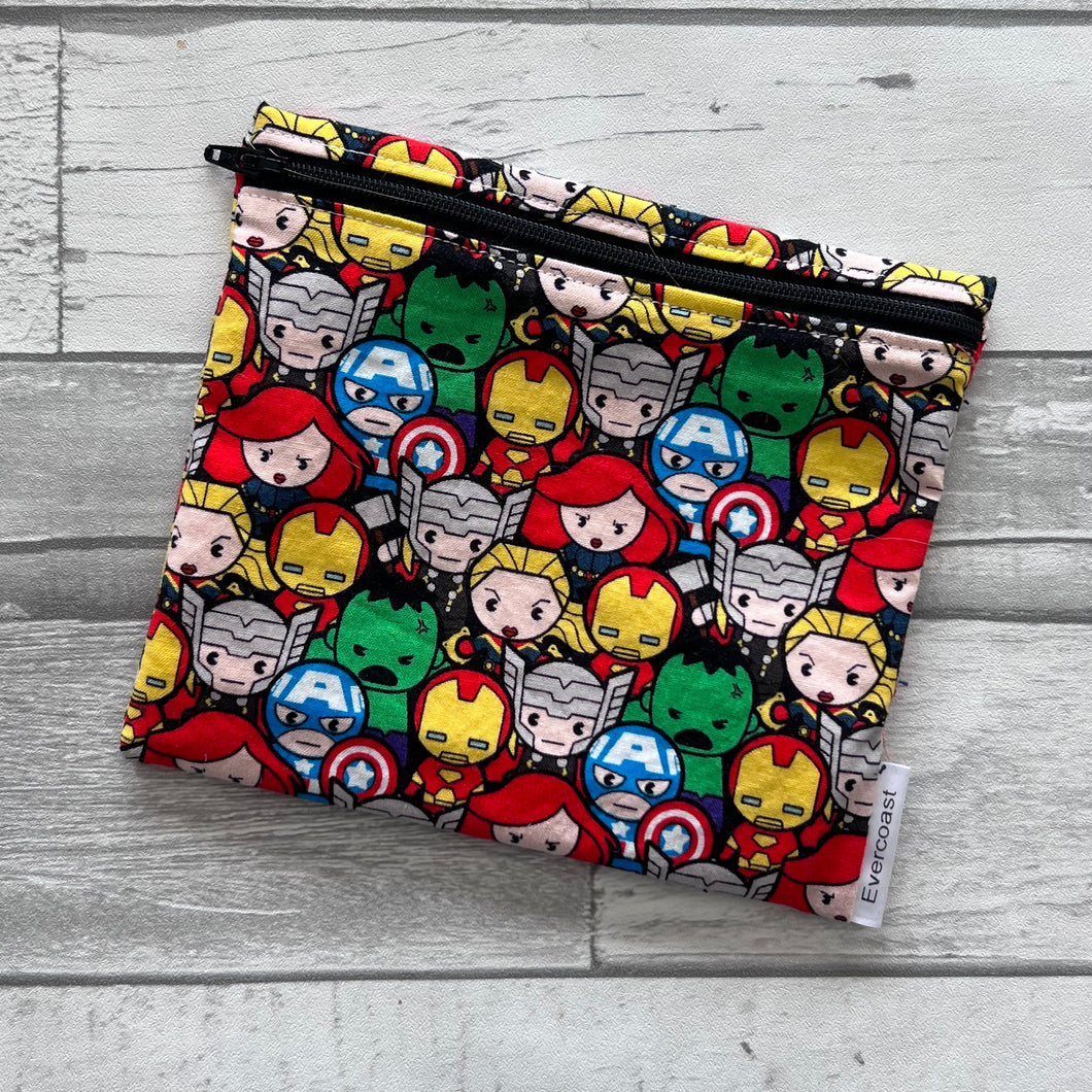 Packed Superheros Reusable Sandwich Bag
