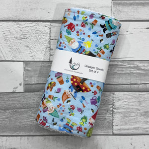 Spring Gnome Unpaper Towels - Set of 4