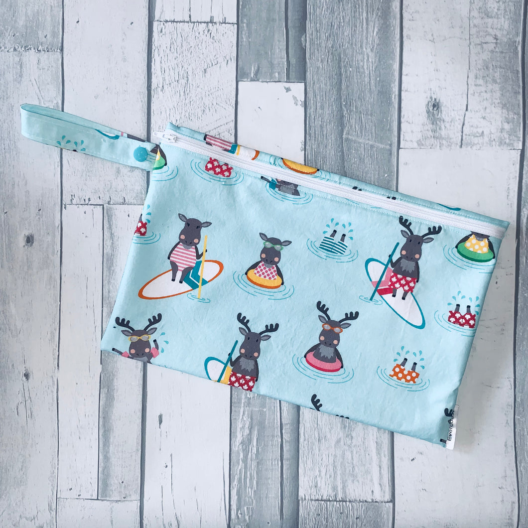 Paddle boarding Moose Small Wet Bag