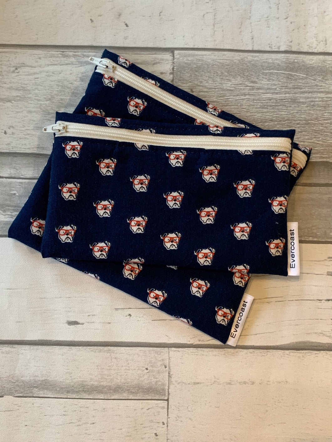 Bulldog Reusable Snack Bag Set