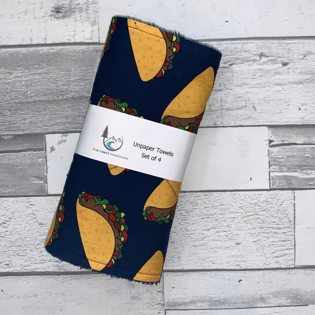 Tacos Unpaper Towels - Set of 4