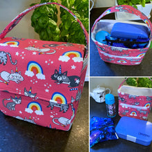Load image into Gallery viewer, PREORDER - Large Boxy Insulated Lunch Bag with Snack Bag