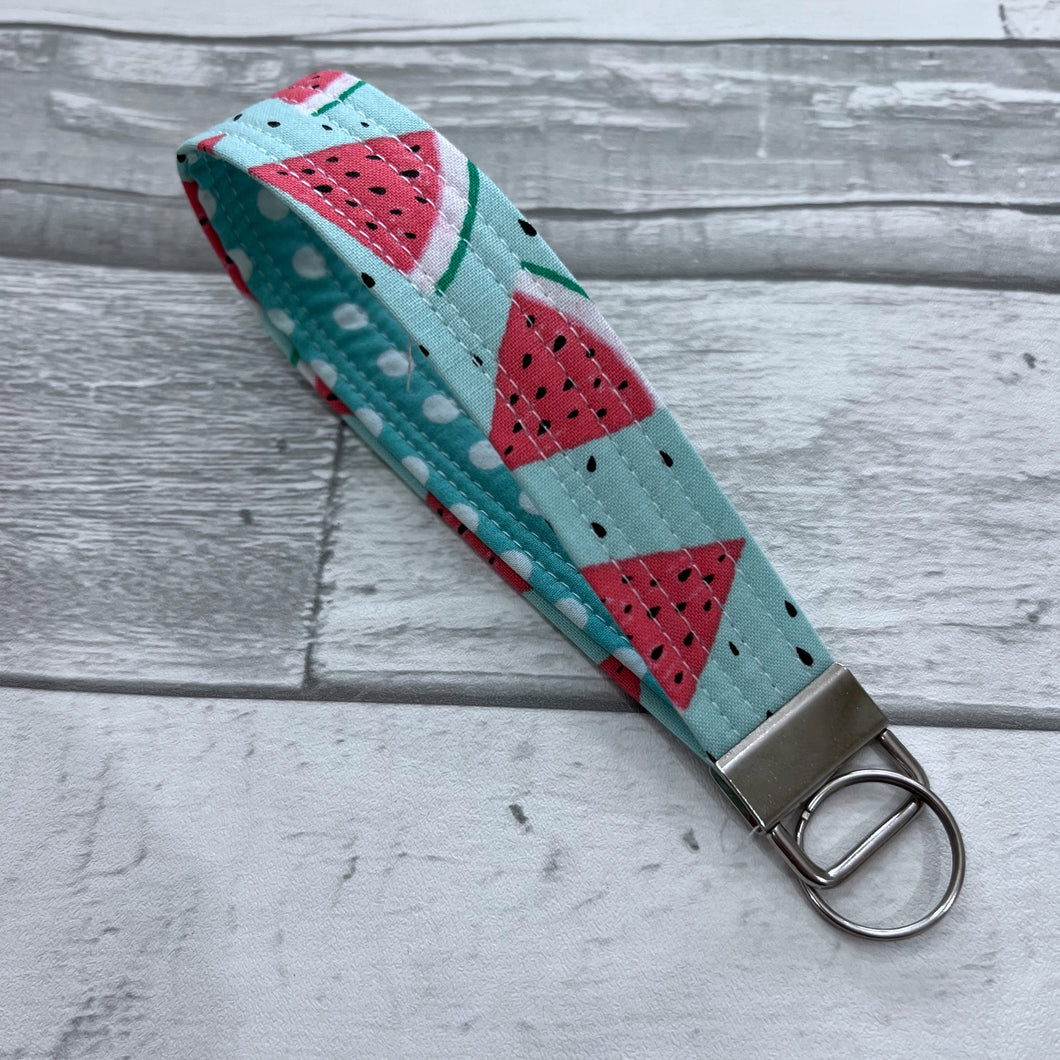 Watermelon Wristlet Key Fob