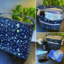 Load image into Gallery viewer, PRE ORDER - XL Boxy Insulated Lunch Bag with Snack Bag
