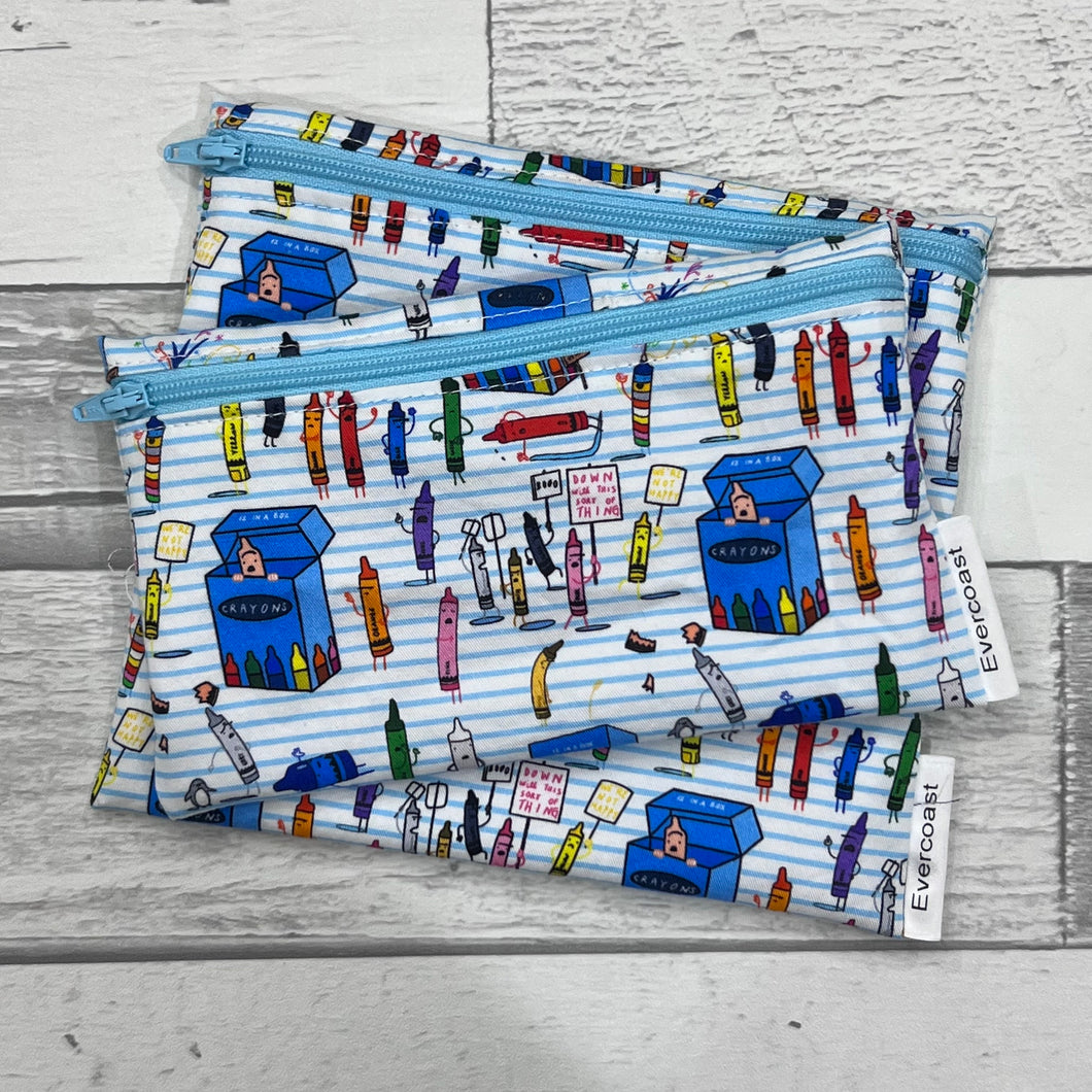 Quitting Crayons Reusable Snack Bag Set