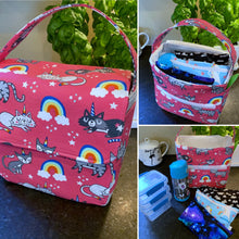 Load image into Gallery viewer, PREORDER - Large Boxy Insulated Lunch Bag with Snack Bag