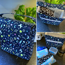 Load image into Gallery viewer, PRE ORDER - XL Boxy Insulated Lunch Bag with Snack Bag